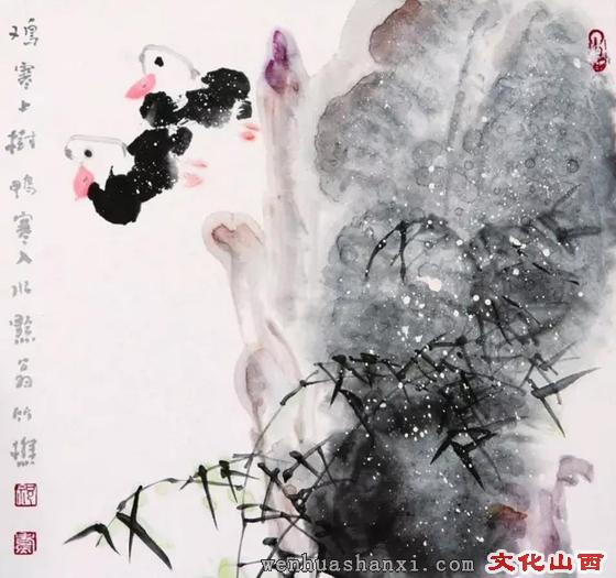 祝焘【文化山西书画名家推荐】 笔名竹樵,1933年生于贵州绥阳.